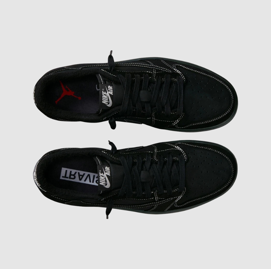 나이키 x 트래비스 스캇 조던 1로우 OG SP 블랙 팬텀