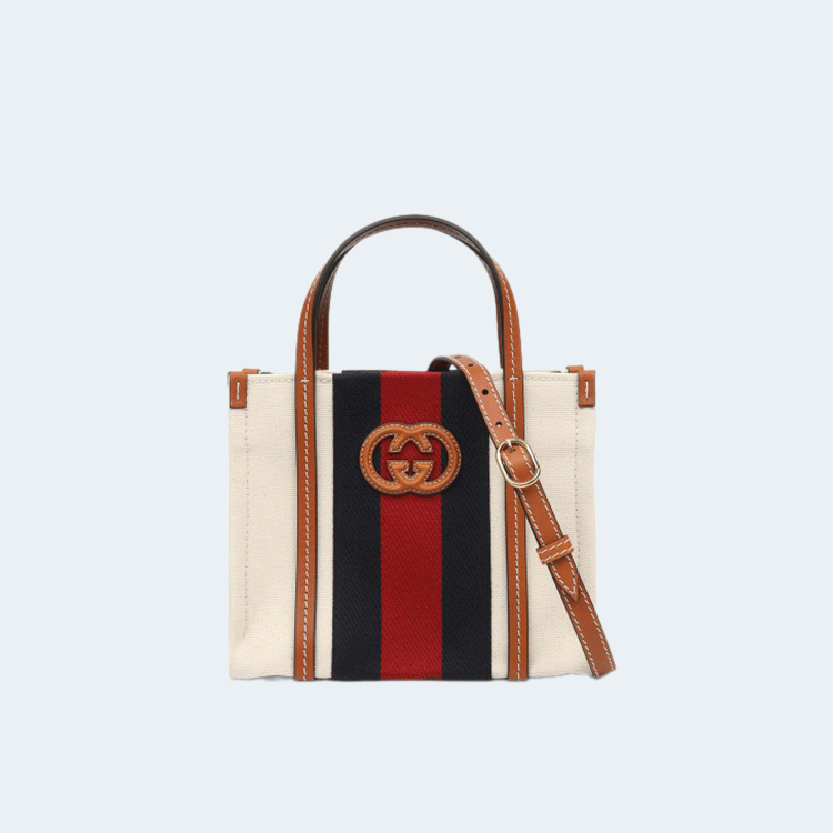 구찌 미니 인터로킹 G 토트백