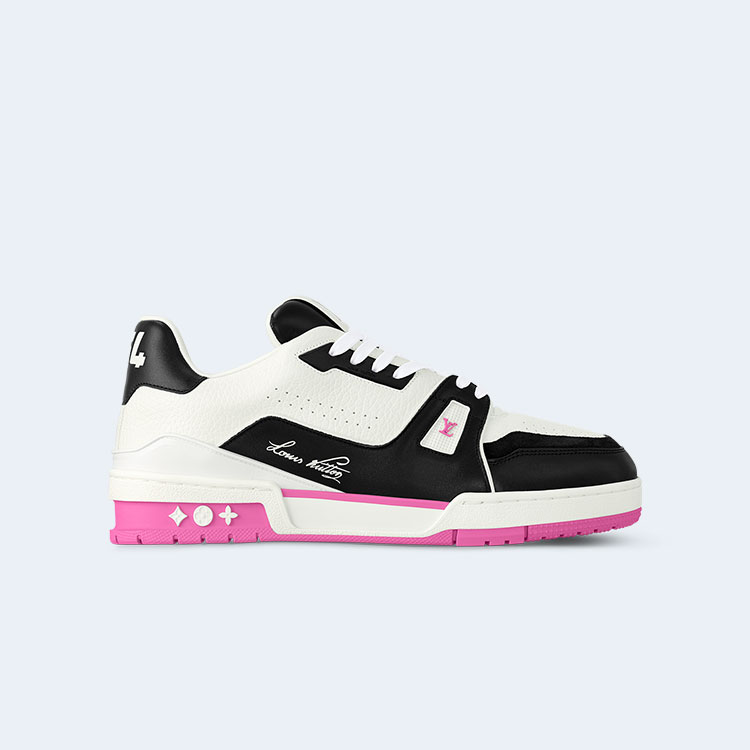 루이비통 LV 트레이너 스니커즈 블랙 핑크