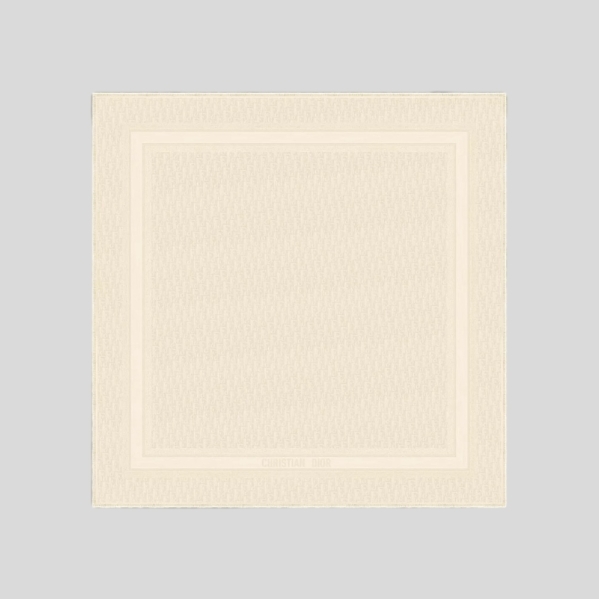 디올 자카드 오프화이트 숄