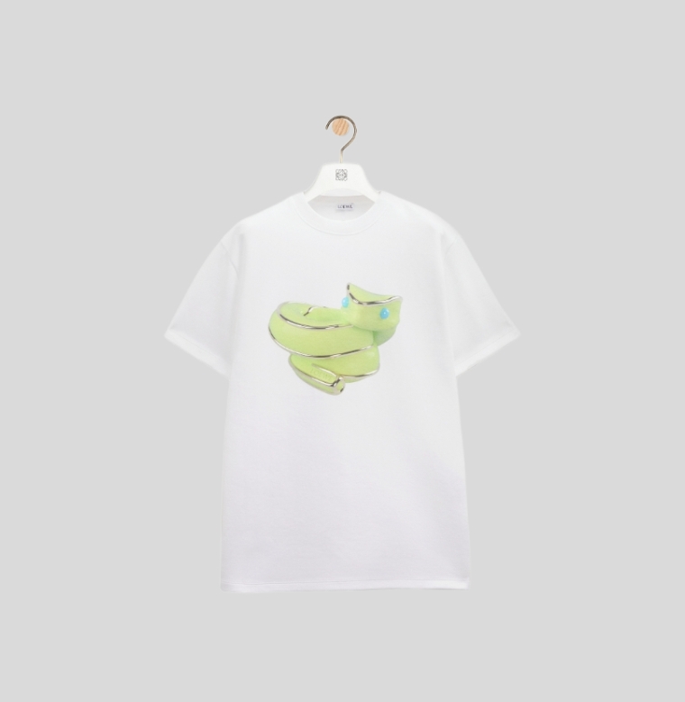 로에베 대나무 프린트 반팔티(2color)