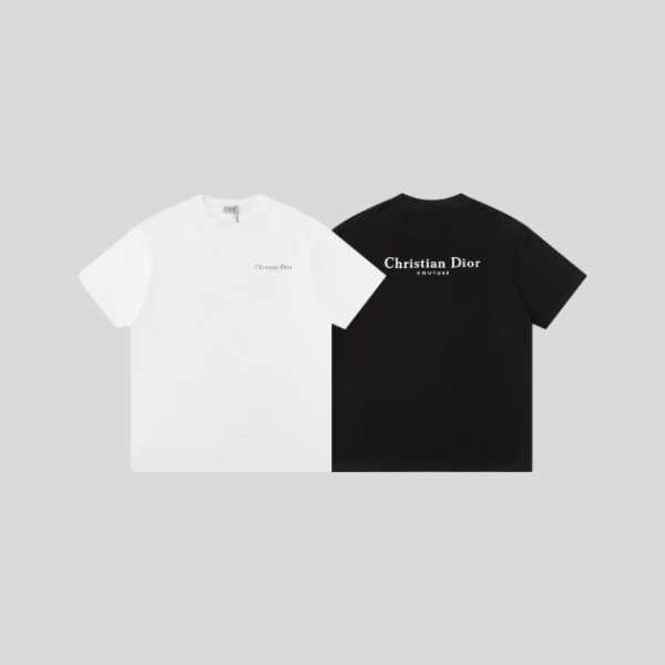 디올 로고 반팔 티셔츠