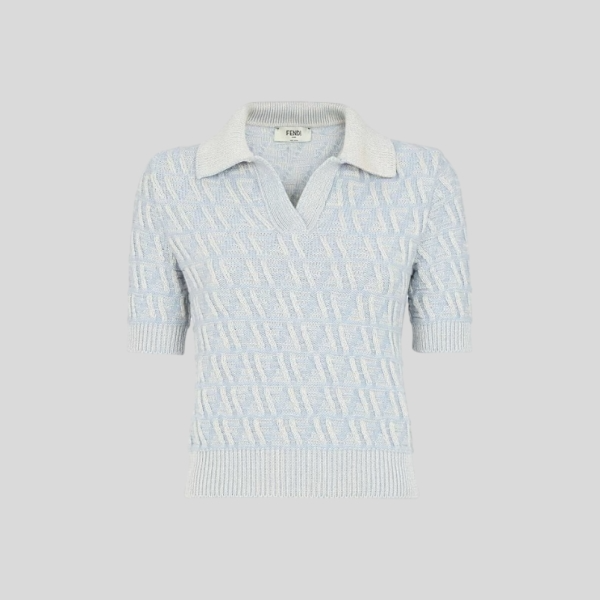 펜디 자카드 반팔 셔츠(3color)