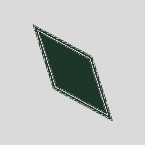 샤넬 다이아몬드 스카프(올리브그린)