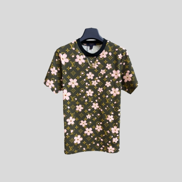 루이비통 벚꽃 반팔 티셔츠