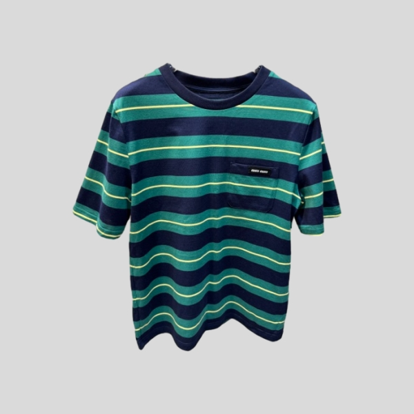 미우미우그린 스트라이프 반팔티