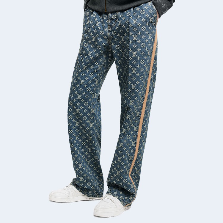 루이비통 모노그램 데님 테일러드 팬츠 1AGIUW