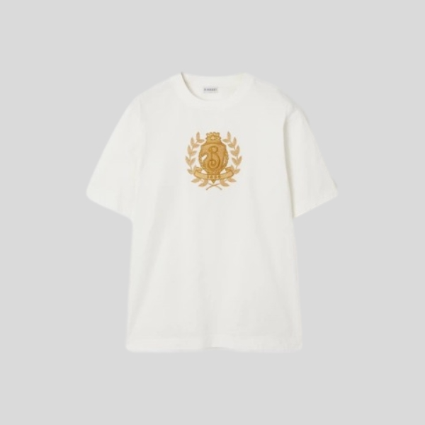 버버리 반팔 티셔츠 화이트