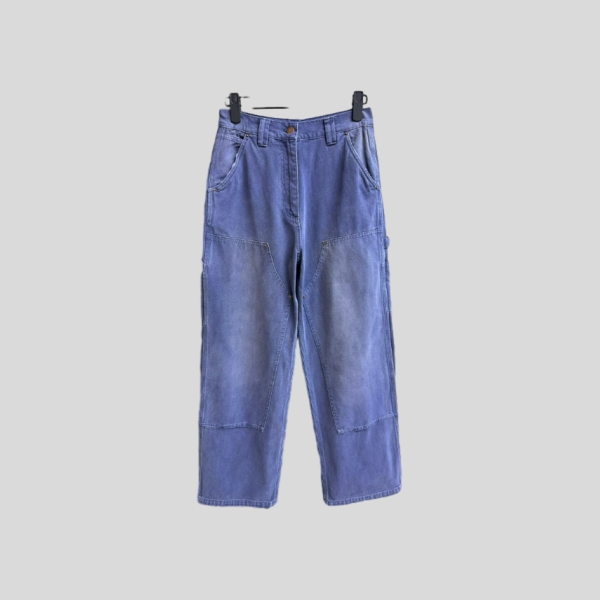 프라다 퍼플블루 데님 팬츠