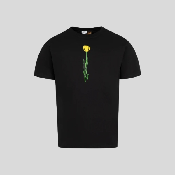 로에베 플립 프린트 티셔츠