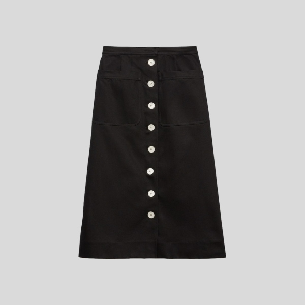 프라다 코튼 드릴 스커트