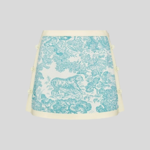 디올 Dioriviera 스트레이트 미니스커트