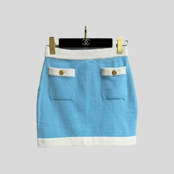 샤넬 니트 스커트