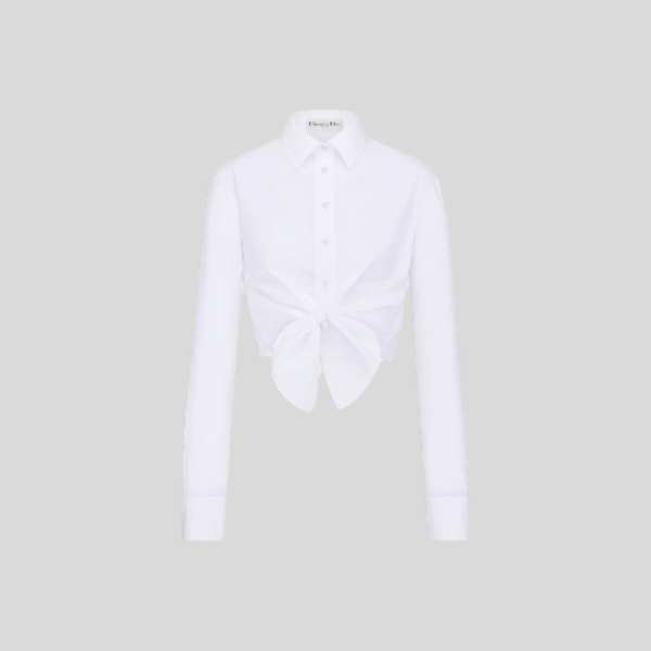 디올 크롭 셔츠