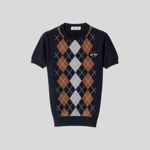 미우미우 캐시미어 크루넥 스웨터