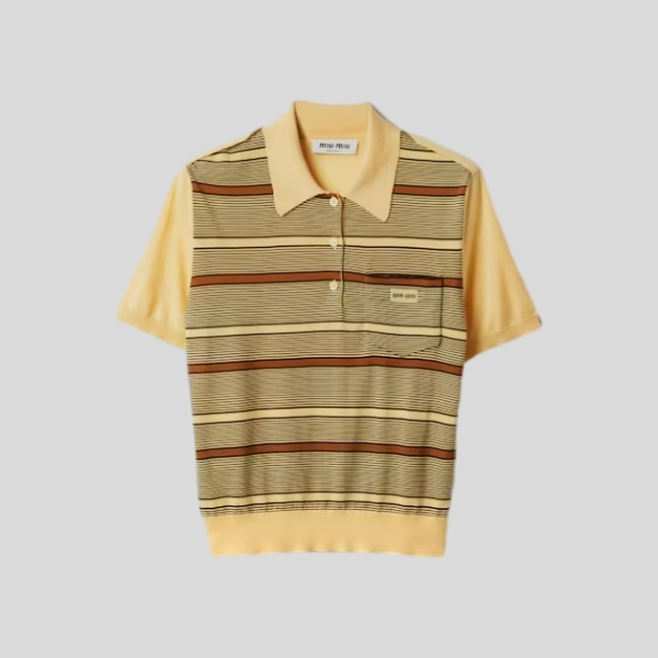 미우미우 울 폴로 셔츠