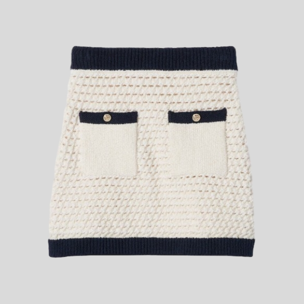 구찌 크로셰 스커트