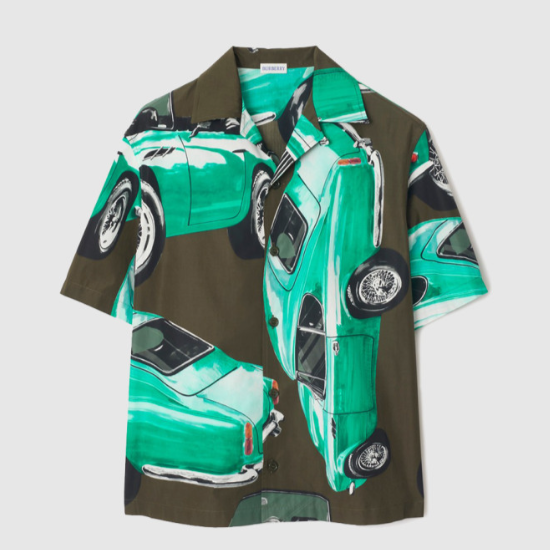 버버리 릴랙스핏 카 코튼 포플린 셔츠