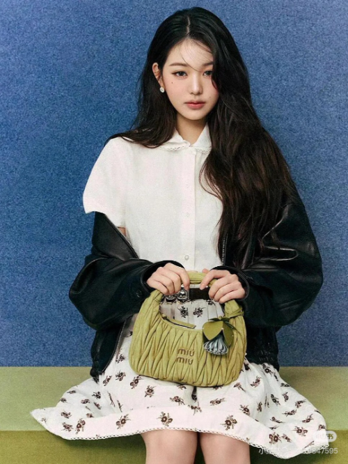 미우미우 플롱제 나파 가죽 자켓