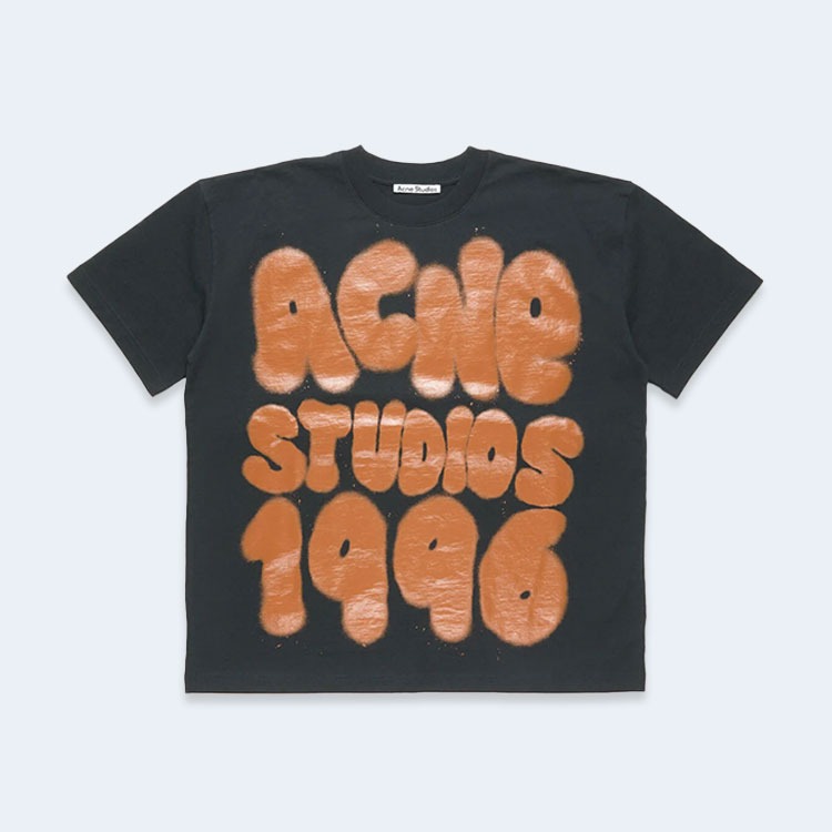 아크네 스튜디오 릴렉스드 핏 유니섹스 티셔츠 
