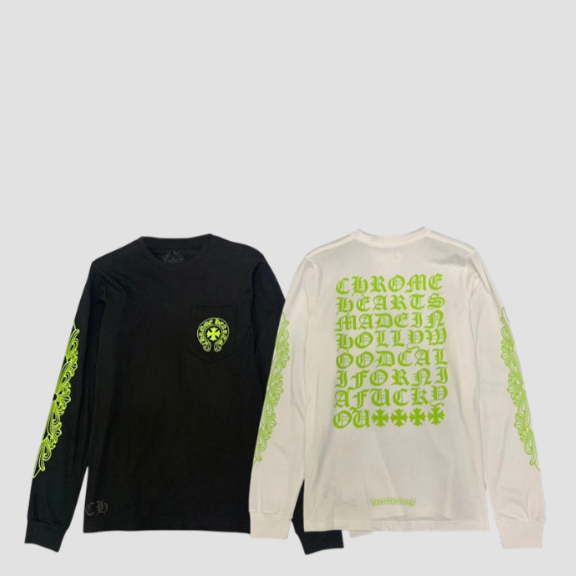 크롬하츠 메이드 인 할리우드 롱 슬리브 티셔츠