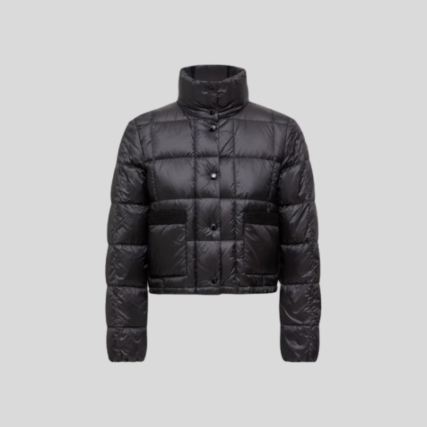 몽클레어 Jarcieu 브레이드 트리밍 쇼트 다운 자켓