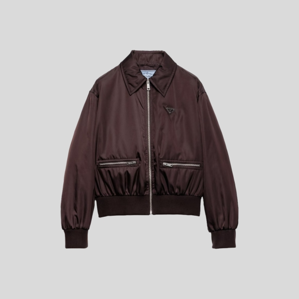 프라다 리나일론 블루종 자켓