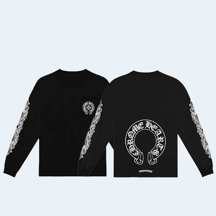 크롬하츠 클래식 홀스슈 롱 슬리브 티셔츠(2color)