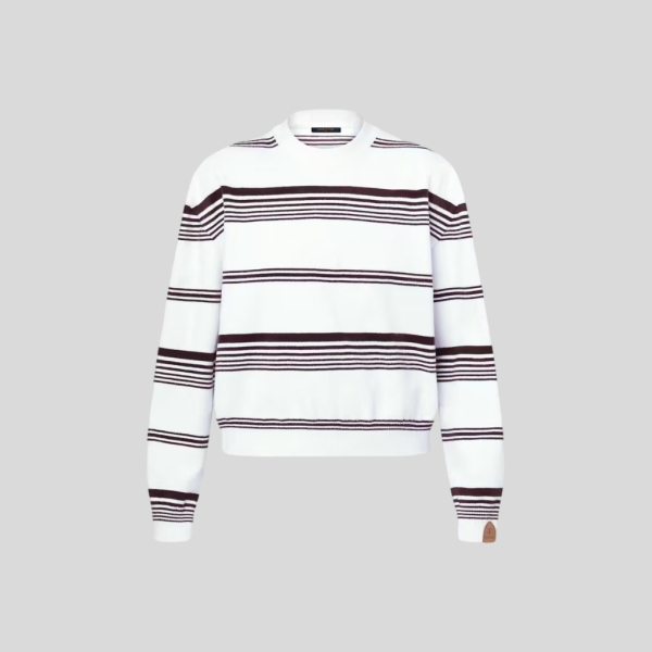 루이비통 스트라이프드 니트 풀오버