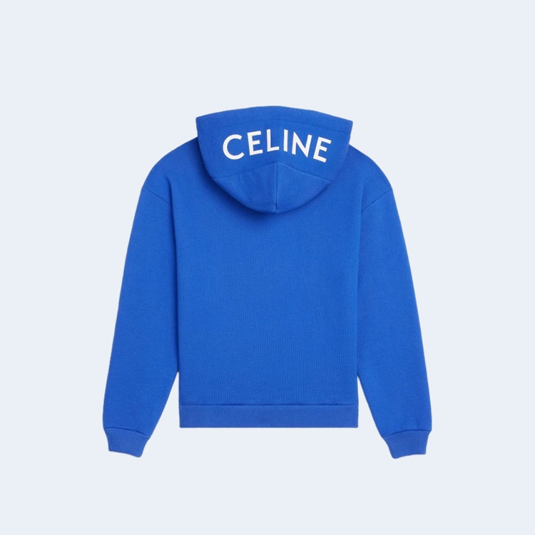 셀린느 립드 올 후드 블루