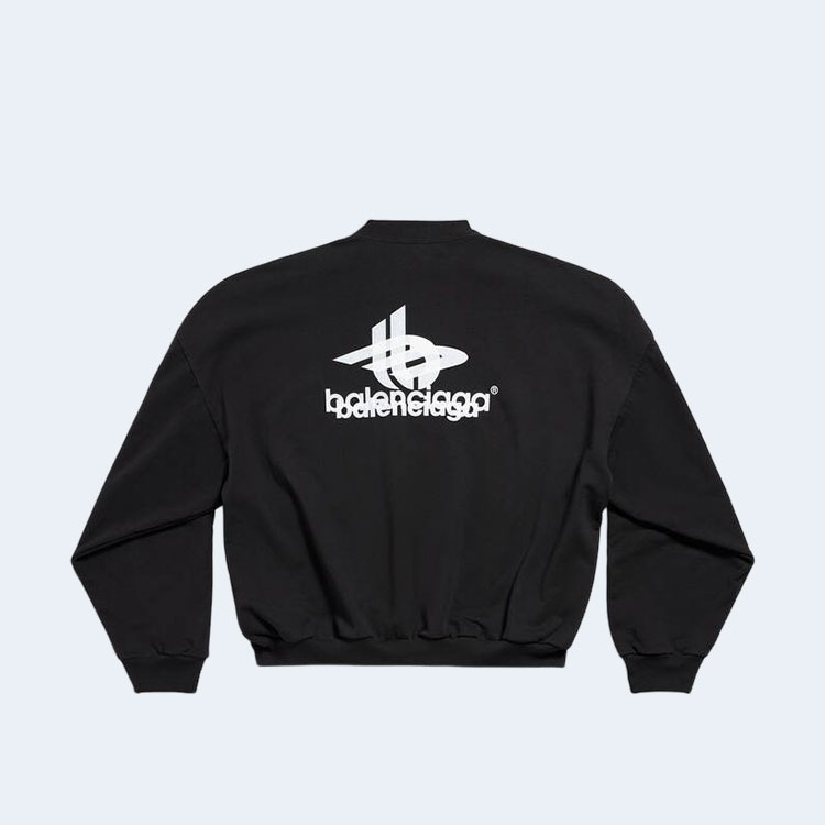 발렌시아가 스포츠 오버사이즈 스웨트셔츠 