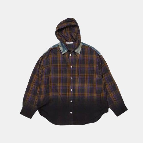 아크네 스튜디오 사피아 워시드 플란넬 셔츠