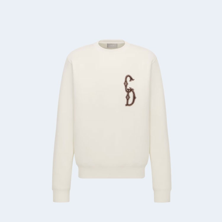 디올 인터레이스 스트레이트 맨투맨