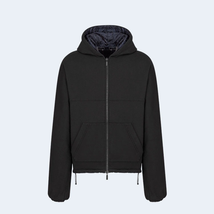 디올 커쳐 리버시블 후드 트랙 자켓