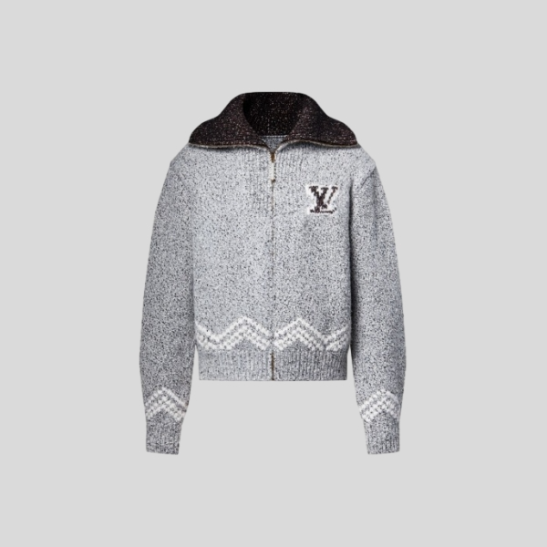 루이비통 지퍼 니티드 블루종