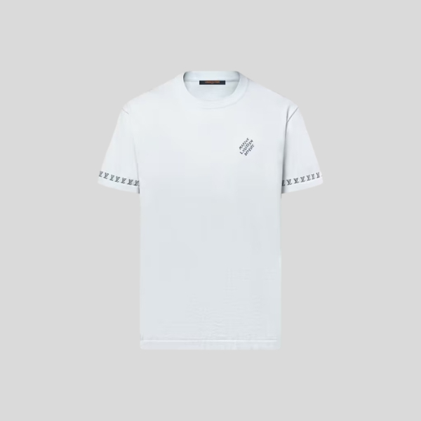 루이비통 쇼트 슬리브드 시그니처 크루넥