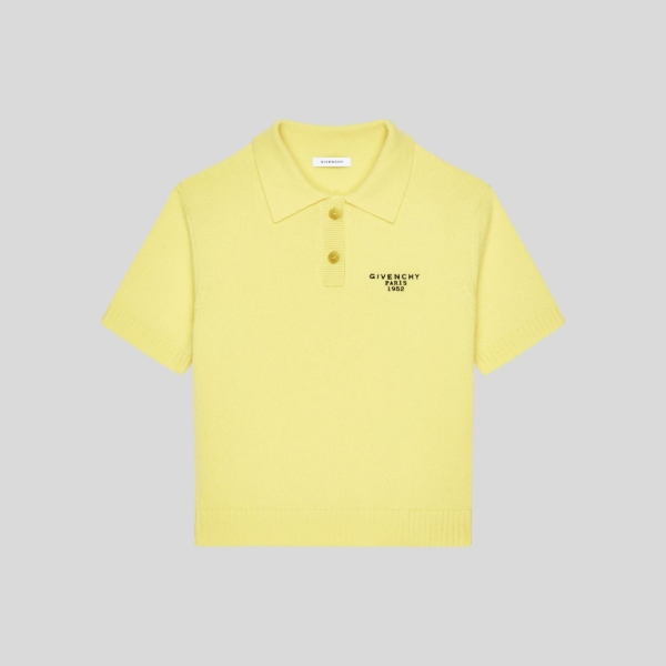 지방시 울 캐시미어 폴로 탑