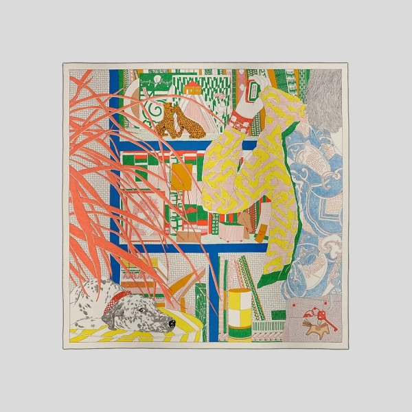 에르메스 Rendez-Vous Chez Hermès 숄 140