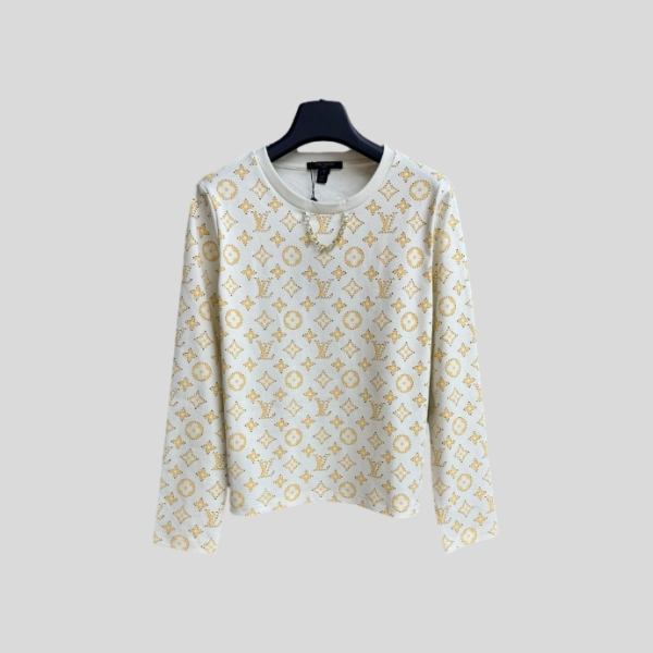 루이비통 모노그램 프린트 티셔츠