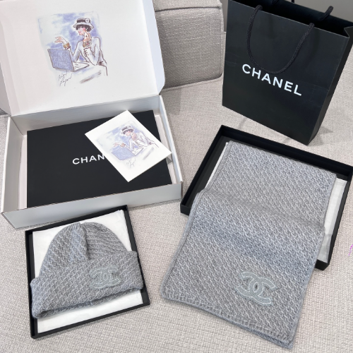 샤넬 다이아몬드 비니, 스카프 세트