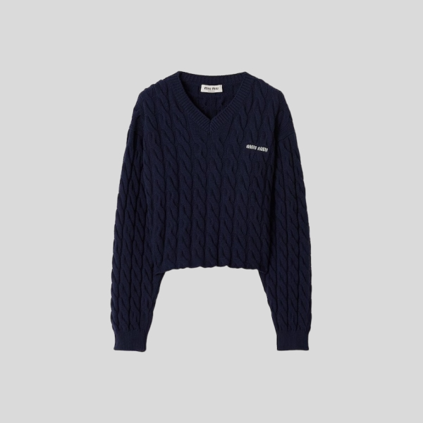 미우미우 울 스웨터 