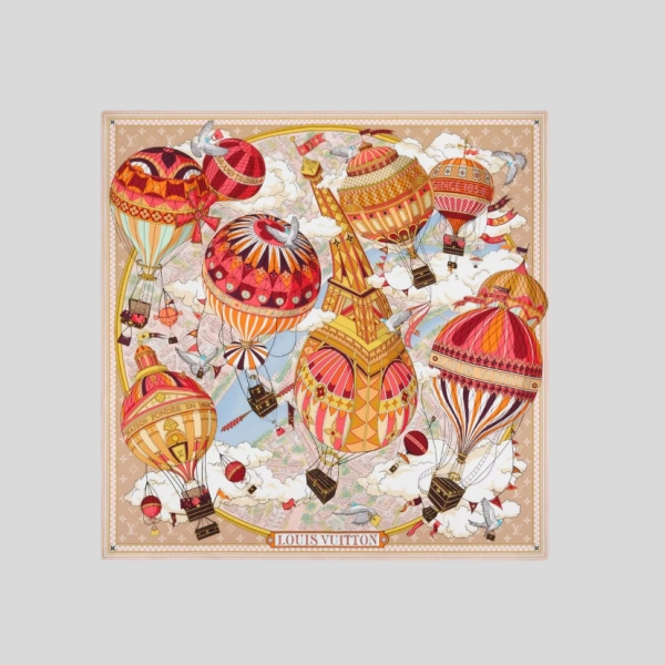 루이비통 프롬 더 클라우드 스카프