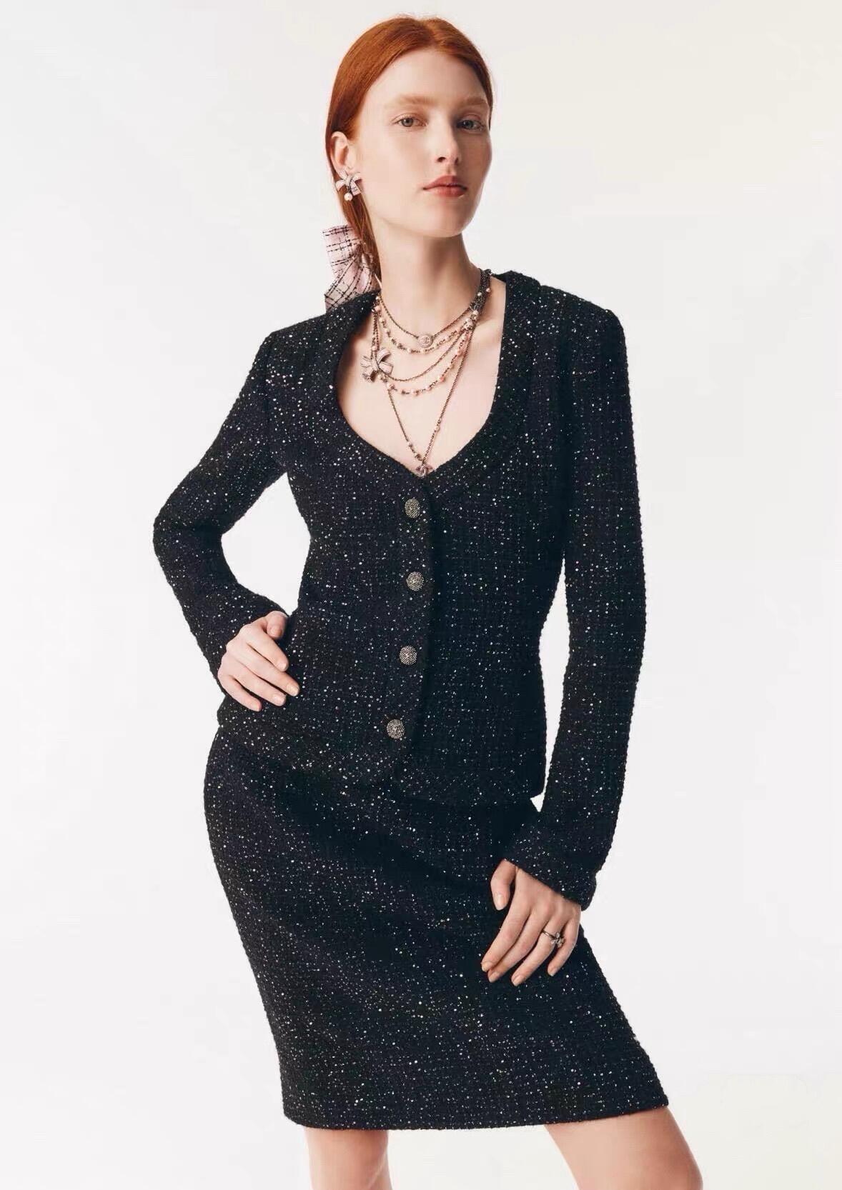 샤넬 트위드 자켓