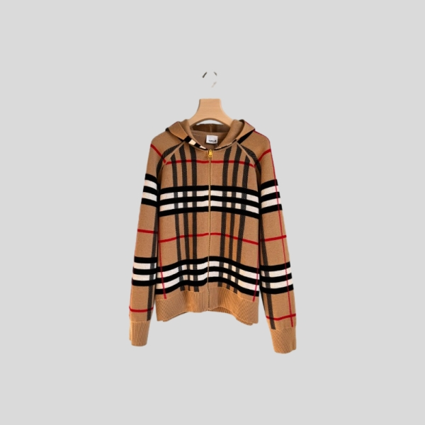 버버리 집업 후드