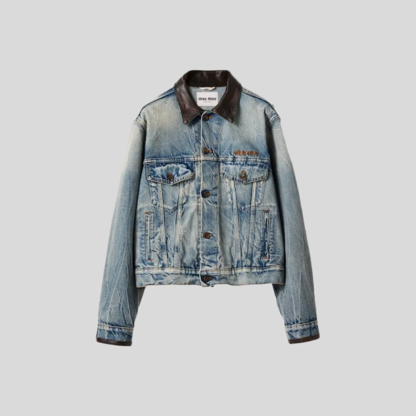 미우미우 데님 블루종 자켓, 팬츠