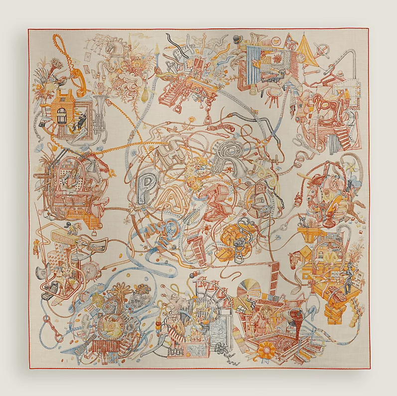 에르메스 르 몬드 데르메스 숄