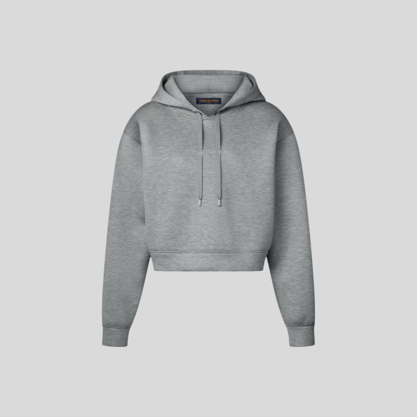 루이비통 시그니처 크롭드 후디