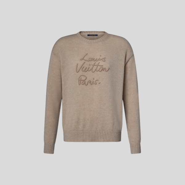 루이비통 커시브 시그니처 니트 스웨터 