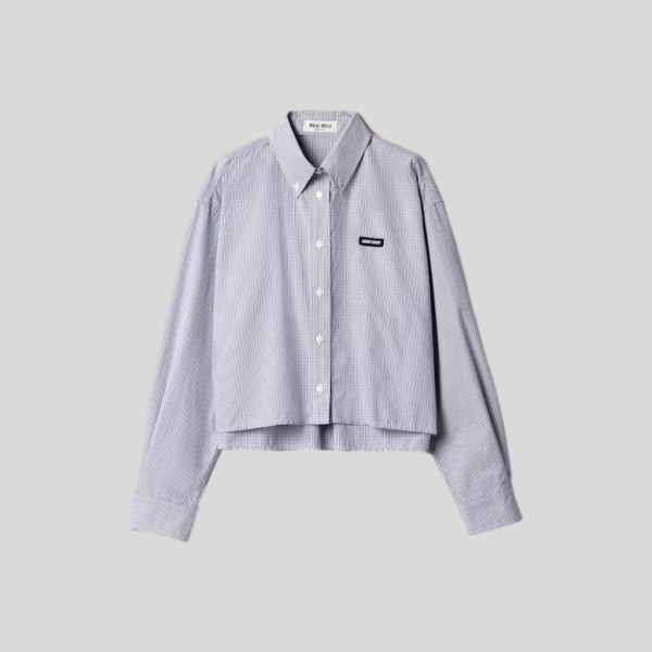 미우미우 포플린 셔츠