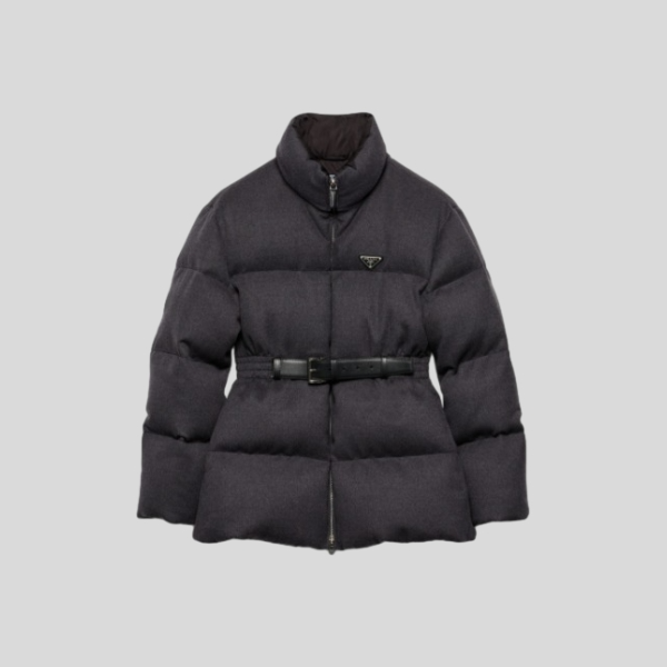 프라다 벨트 다운 자켓